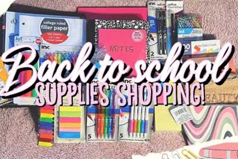 BACK TO SCHOOL SUPPLIES SHOPPING + haul 2024 *junior year* || Kayydiorr