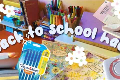BACK TO SCHOOL SHOPPING AND HAUL! 😊✏️