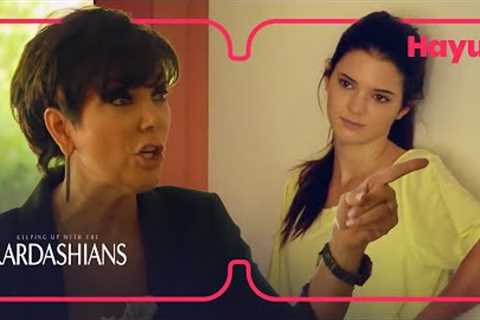 Kris Jenner is furious at young Kendall | Keeping Up With The Kardashians
