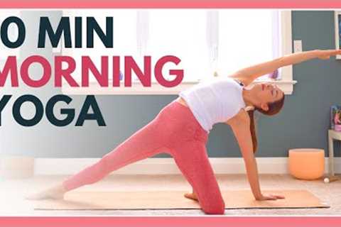 10 min Morning Yoga Stretch to Wake Up - ALL LEVELS NO PROPS