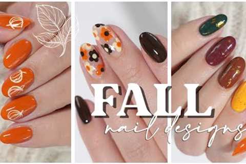 FALL NAIL ART 🍂 Cute &amp; Easy Nail Art Design Compilation