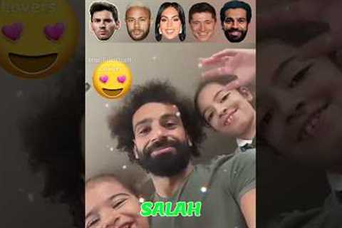 Football Players Fun Moments in Kids Messi Neymar Georgina Lewandowski Salah #football #sports
