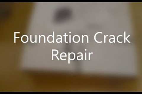 DIY Concrete Foundation Crack Repair - Stop Leaks using Polyurethane Foam!
