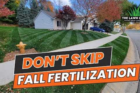 FALL FERTILIZER - The Secret To A Beautiful Lawn Year Round!