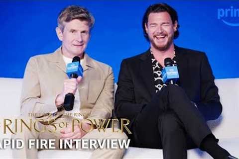 Rapid Fire Q&amp;A with the Cast | The Lord of the Rings: The Rings of Power | Prime Video