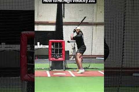 How to hit REALLY Fast Pitching #baseball #mlb #homerun