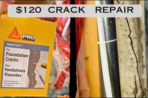Foundation Crack Repair, Sika
