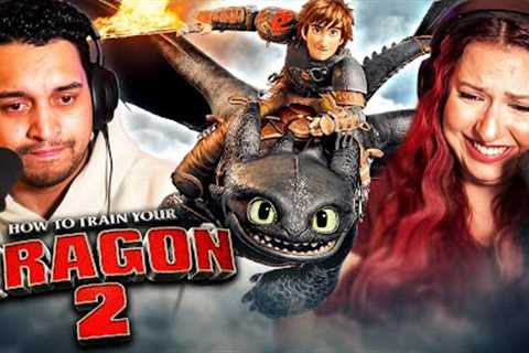 HOW TO TRAIN YOUR DRAGON 2 (2014) MOVIE REACTION - SO TOUCHING! - FIRST TIME WATCHING - REVIEW