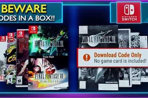 More PHYSICAL games going CODE IN A BOX! | Nintendo Switch