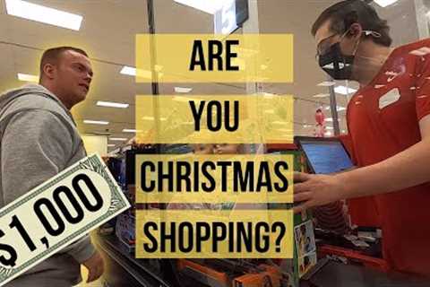 Target Toy Shopping Spree for Toys for Tots