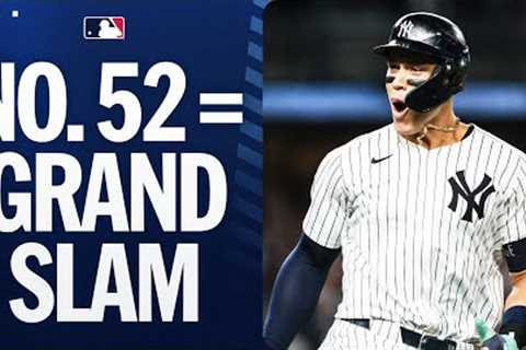 Aaron Judge's 52nd HR is a GRAND SLAM! 💪