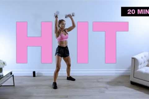 20 MIN HIIT DUMBBELL WORKOUT | Full Body with Caroline Girvan