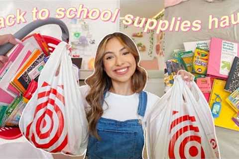 BACK TO SCHOOL SUPPLIES HAUL 2021!