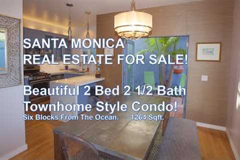 2547 6th Street Townhouse Style Condo For Sale Santa Monica