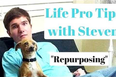 LIFE TIP: How to Repurpose Household Items