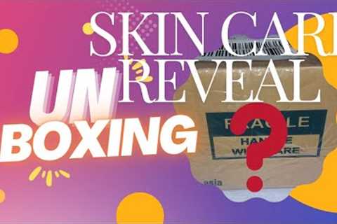 3 Minute Satisfying ASMR Unboxing/Skin Care Reveal