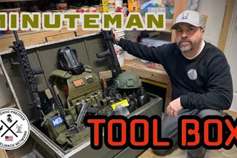 Modern Minuteman Load Out - Converting A Knack Tool Box Into A SHTF Tactical Gear Gun Vault!