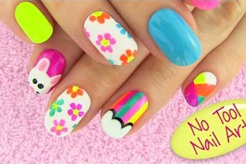 DIY Nail Art Without any Tools! 5 Nail Art Designs - DIY Projects