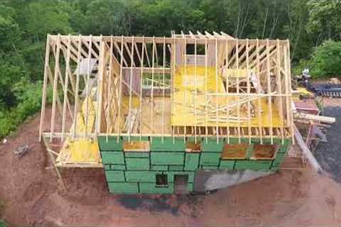 Construction Timelapse of a Mountain Home