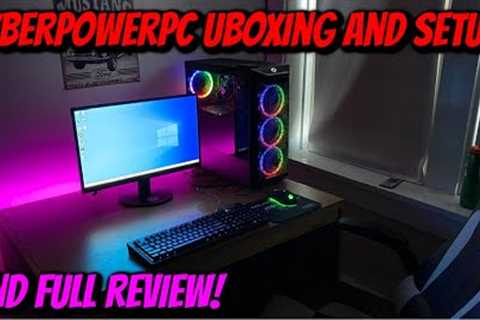GAMING PC From CyberPowerPC Unboxing &amp; Setup!