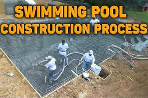 Swimming pool construction process, step by step (Time-Lapse video)