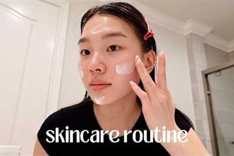 skincare routine │ glowy + glassy skin, affordable products
