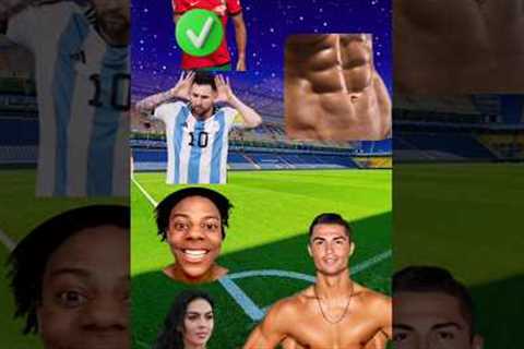 Messi vs Ronaldo vs ishowSpeed vs Georgina #shorts #football #messi@cristiano #ronaldo @MrBeast