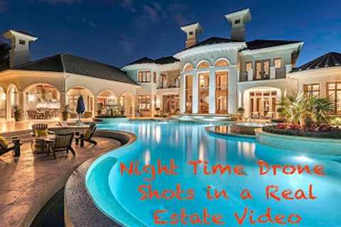 Night time Drone Mixed into a Real Estate Video!
