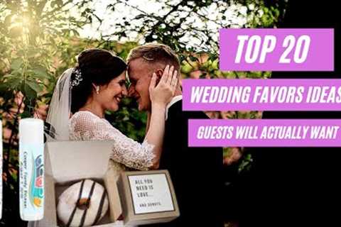 Top 20 Wedding Favors Ideas Your Guests Will Actually Want