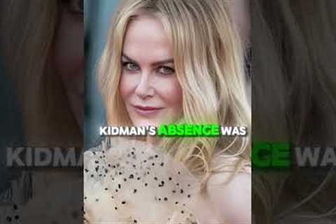 Why Nicole Kidman Was Absent from the 2024 Emmys #celebrities