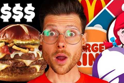 Eating Fast Food Restaurants' MOST EXPENSIVE Menu Items