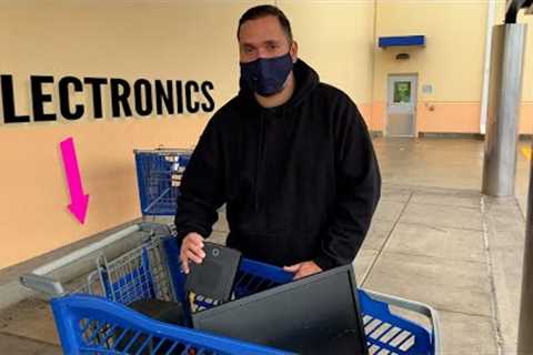 MY HUSBAND WENT CRAZY over all the ELECTRONICS at the THRIFT OUTLET!  [ GOODWILL OUTLET ]