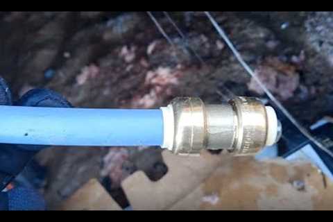 Water line is leaking | How To Fix it | Plumbing Repair