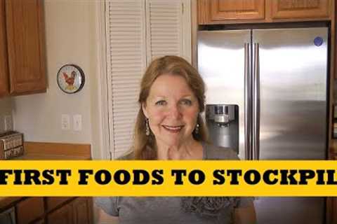 First Foods To Stockpile Long Term Food Storage - Prepping For Beginners