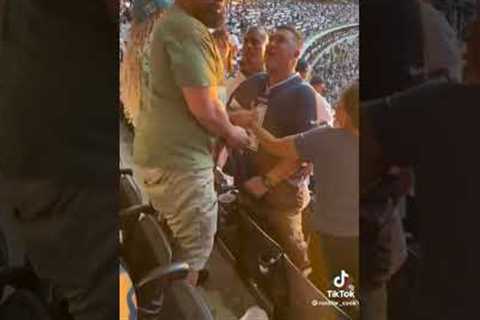 COWBOYS and EAGLES fans get into it 🤯 🏈😲 #dallascowboys #NFL #fights #football #trending #viral