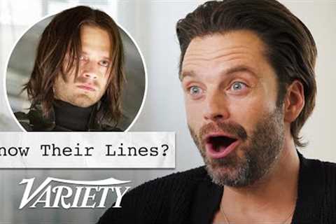 Does Sebastian Stan Know Lines From His Most Famous Movies &amp; TV Shows?