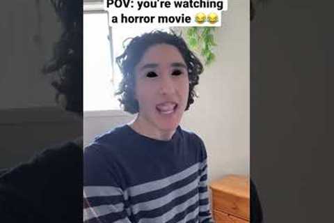 Horror movie trailers be like #shorts #funny #comedy