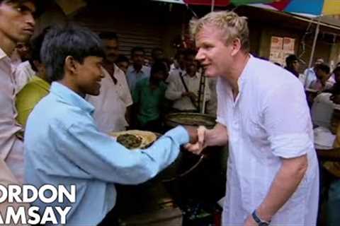 Gordon Ramsay Cooks Street Food In India | Gordon's Great Escape