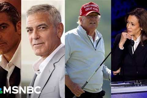 Sheer MAGA panic as George Clooney talks 'Pres Harris'