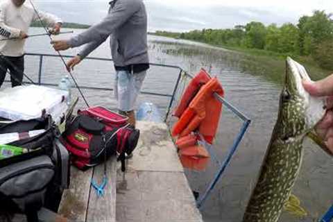 Fishing in Little Lake Barrie