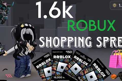 💵🛍️1.6K ROBUX SHOPPING SPREE🛍️💵