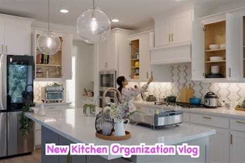 ✨How I Organized My New House Kitchen | Simple &amp; Practical Setup 🏡😍 | Organize with me 😊