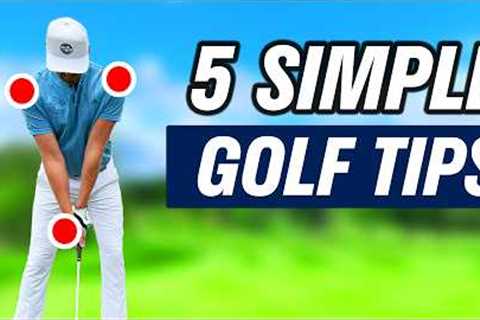 HOW TO PLAY GOLF - Top 5 BEGINNER Golf Tips