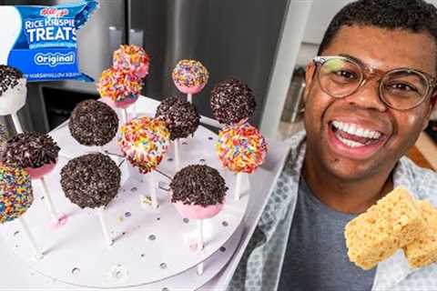 EASIEST Cake Pops with Rice Krispies Treats 🧁🍭 | Problem Solved