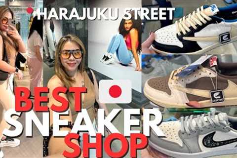 Sneaker shopping in Japan! Jordan Travis Scott, Best sneaker stores in Harajuku Street 2024