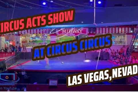 Circus Acts Show At Circus Circus In Las Vegas,Nevada