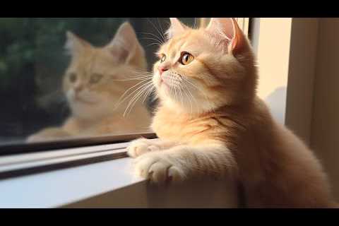 Music Therapy for Cats - Make Your Cat Happy, Relaxation Music &amp; Rain Sounds, Deep Sleep♬