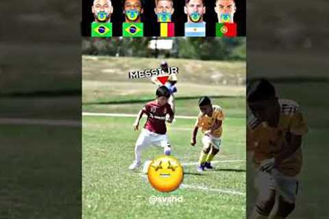 Ronaldo Jr VS Neymar Jr VS Messi Jr VS Marcelo VS De Bruyne | Mini Football Stars