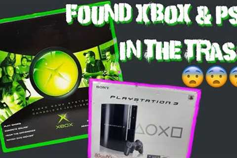 FOUND BRAND NEW ORIGINAL XBOX &amp; PS3 IN THE TRASH?? *UNBOXING*