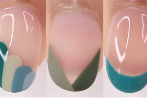 9 EASY nail art design ideas, easy fall nail art, simple nail designs